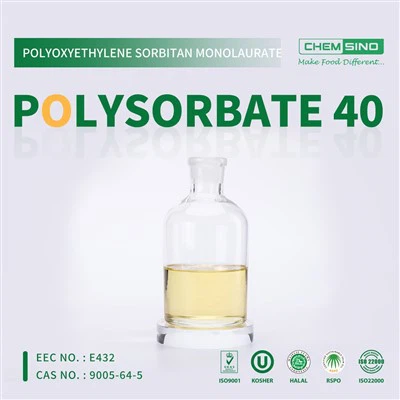 Creu Emylsiynau Sefydlog Gyda Polysorbates Liquid Polysorbate 40 Fel Eich Emwlsydd Dibynadwy CAS NO.9005-66-7