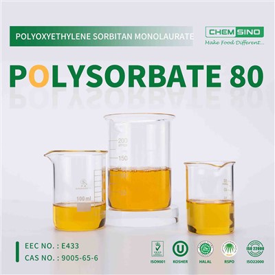 Gwella Fformwleiddiadau Cosmetig Gyda Polyoxyethylene Sorbitan Monooleate (Polysorbate 80) RHIF CAS.9005-65-6