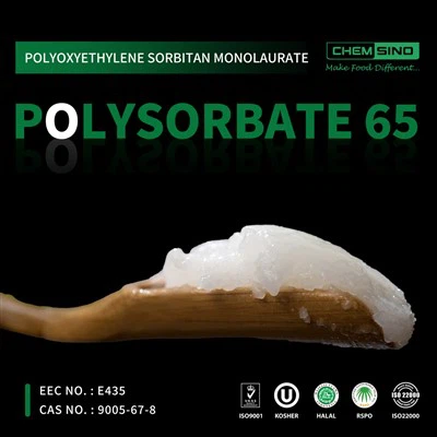 Emylsiynau Effeithlon A Blasus Gyda Polysorbate 65 Fel Cynhwysyn Allweddol RHIF CAS.9005-71-4
