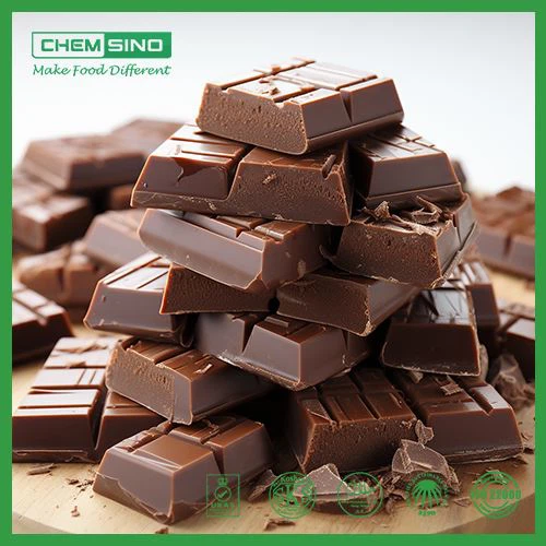 E471 Cynhwysion Bwyd/Emwlsydd Bwyd Monoglyseridau Distylliedig Dmg Flake Rhif CAS 123-94-4 Ar gyfer Candy A Siocled