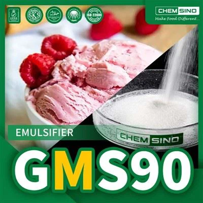 Pŵer Monoglycerid Distyll GMS Purdeb Uchel Dros 90 y cant