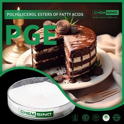 Esters Polyserol Asidau Brasterog PGE Powdwr RHIF CAS.67784-82-1