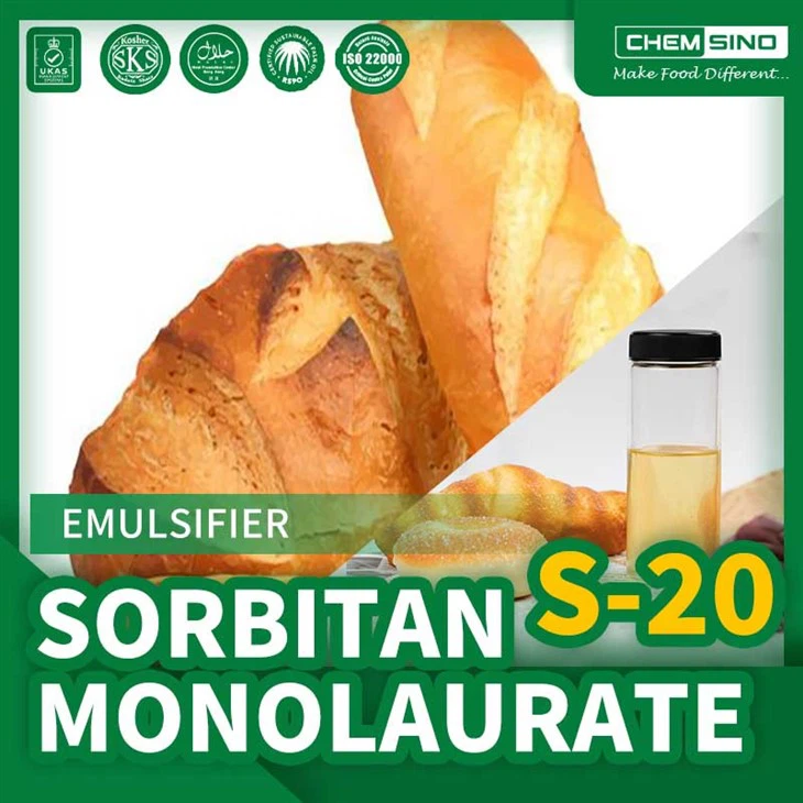 Esters Sorbitan Monolaurate Sorbitan (S-20): Yr Emylsydd Delfrydol ar gyfer Eich Cynhyrchion RHIF CAS.1338-29-2
